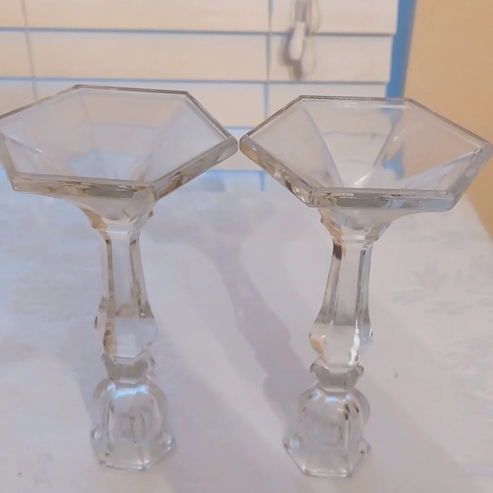 Crystal candle holders - Picture 3 of 3